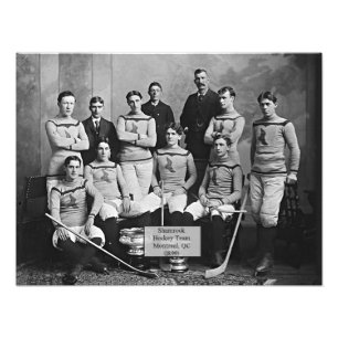 Shamrock Hockey Team, Montreal, QC 1899,   Photo Print