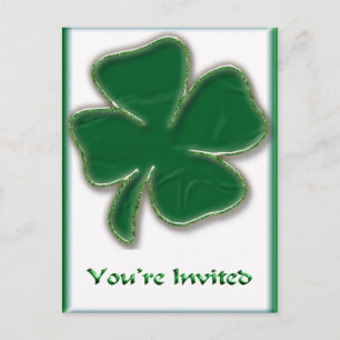 Shamrock Invitation Postcard