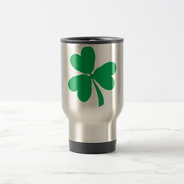 Shamrock/ Ireland Travel Mug (Center)