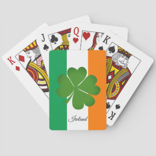 Shamrock, Irish Flag, Ireland Playing Cards Games