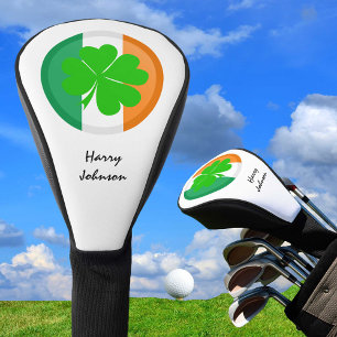 Shamrock & Irish Golf Club Covers flag Monogrammed