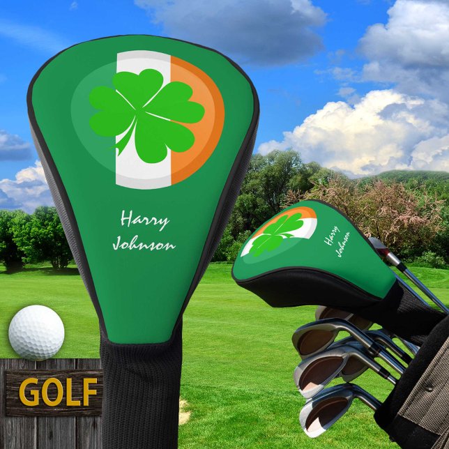 Shamrock & Irish Golf Club Covers flag Monogrammed (Creator Uploaded)