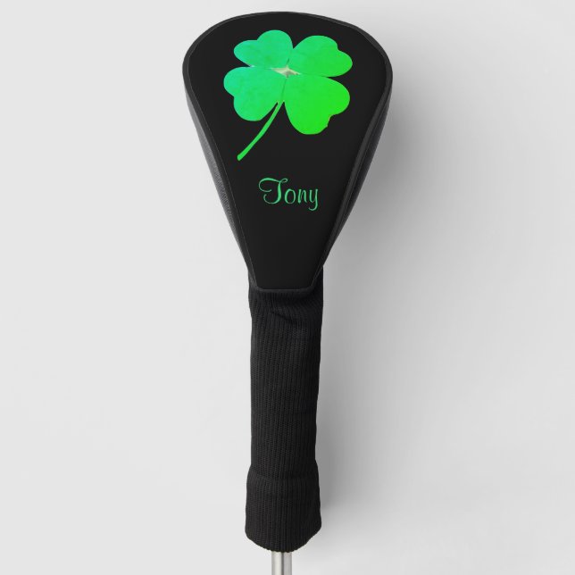 Shamrock Irish St. Patrick's Day 4Sean Golf Head Cover (Front)