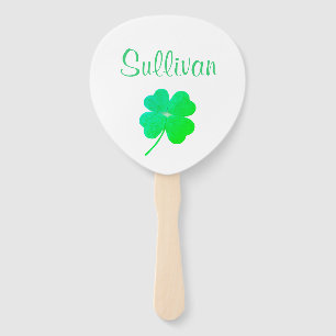 Shamrock Irish St. Patrick's Day Parade 4Sean Hand Fan