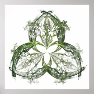 Shamrock Lace Poster