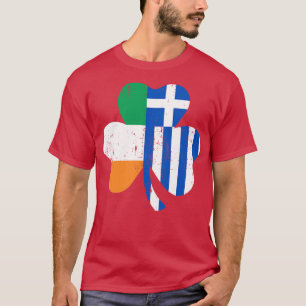 Shamrock leaf irish greek for St Patricks day in T-Shirt