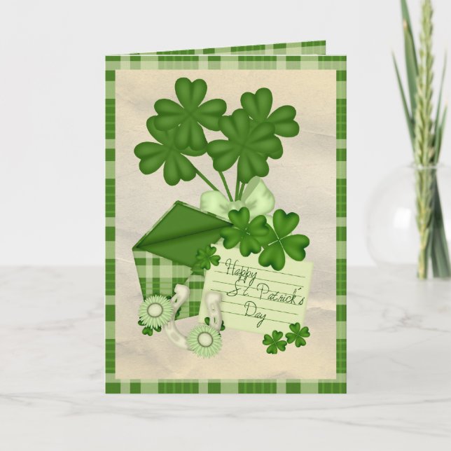Shamrock Letter Card (Front)