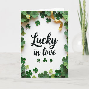 Shamrock Love Pattern Card