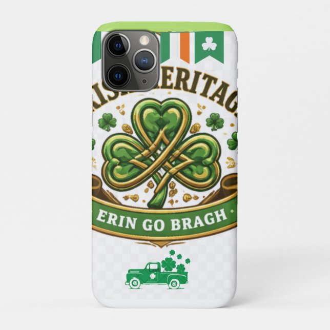 Shamrock Luck Celebration Logo Case-Mate iPhone Case (Back)