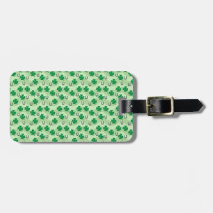 Shamrock Luck Luggage Tag