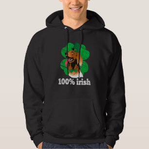 Shamrock lucky charm irish Pet Puppy Dog st patric Hoodie