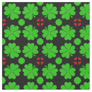 Shamrock & Lucky Clover Leaf trendy fabric fashion
