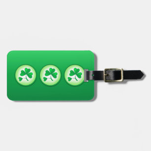 Shamrock Luggage Tag