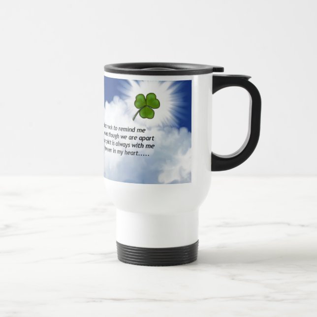 Shamrock Memorial Travel Mug (Right)