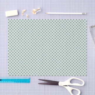 Shamrock Micro Dot (Green On Light Green) Tissue Paper