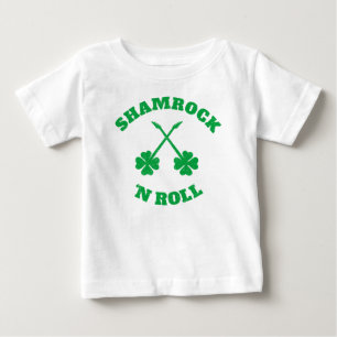 Shamrock 'n Roll Grunge Baby T-Shirt