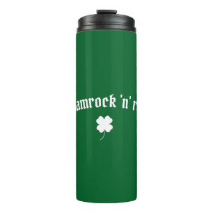 Shamrock n roll St Patrick's Day Thermal Tumbler