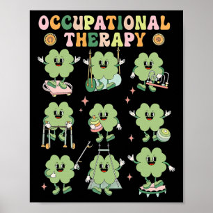 Shamrock Occupational Therapy St Patrick's Day Ot Poster