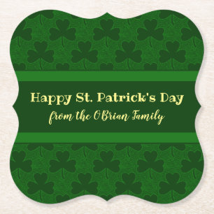 Shamrock Paper Coaster