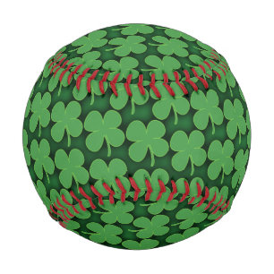 Shamrock Pattern Baseball