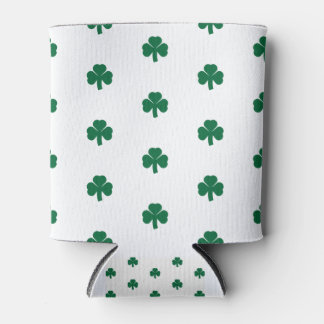 Shamrock Pattern Can Cooler