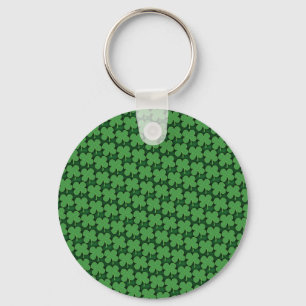 Shamrock Pattern Key Ring