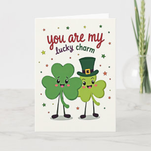 Shamrock Pattern Lucky Card