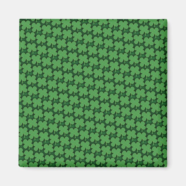 Shamrock Pattern Magnet (Front)