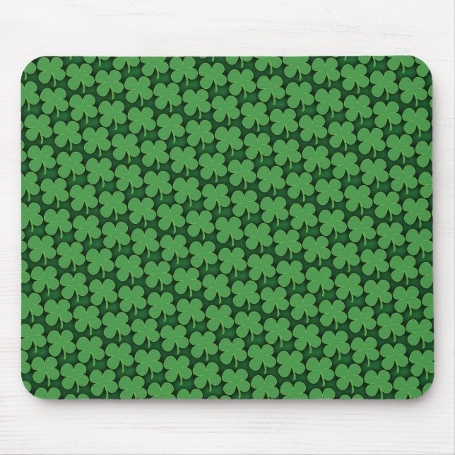 Shamrock Pattern Mouse Mat (Front)
