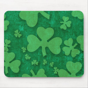 Shamrock Pattern Mouse Mat