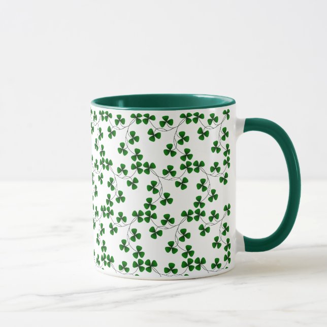 Shamrock Pattern Mug (Right)