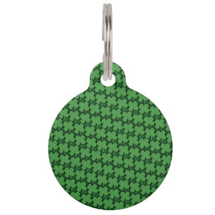 Shamrock Pattern Pet Tag