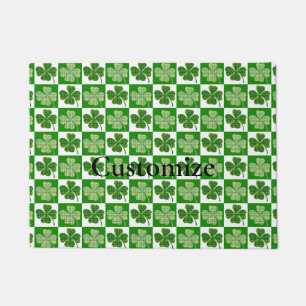Shamrock Pattern  Thunder_Cove Doormat