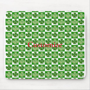 Shamrock Pattern Thunder_Cove Mouse Mat