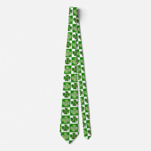 Shamrock Pattern Thunder_Cove Tie