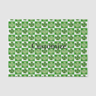 Shamrock Pattern Thunder_Cove Tissue Paper
