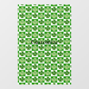 Shamrock Pattern Thunder_Cove Window Cling