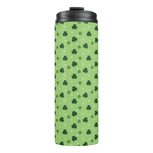 Shamrock Pattern Tumbler (Front)