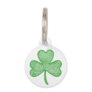 Shamrock Pet Tag