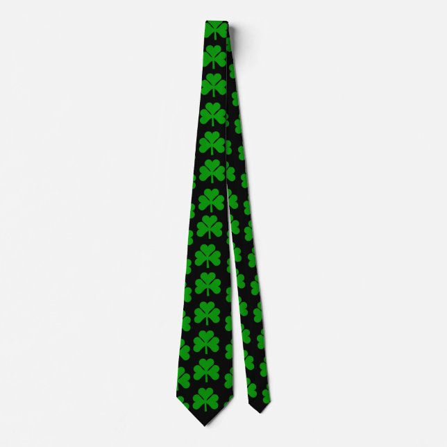 Shamrock Print Tie (Front)