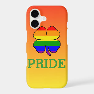 Shamrock Rainbow flag Gay Pride On Sun Rise Yellow
