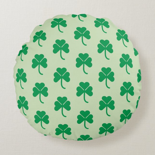 Shamrock Round Cushion (Front)