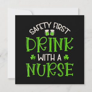 Shamrock Safety First Drink With A Nurse