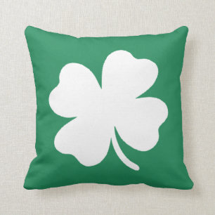 Shamrock  Saint Patricks Day Ireland Cushion