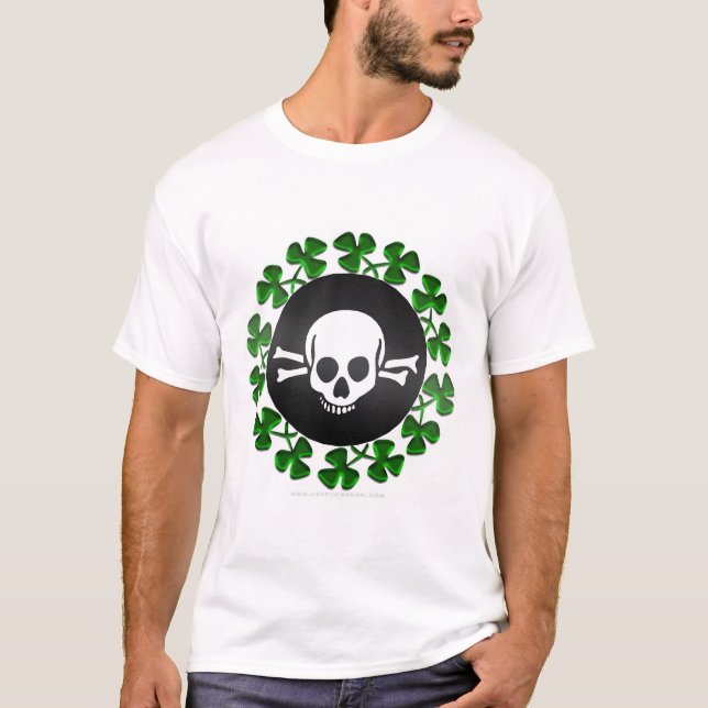 Shamrock Skull T-Shirt (Front)
