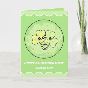 Shamrock Snuggles St. Patrick’s Day Card