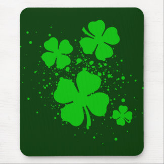 Shamrock Spatter Mouse Mat