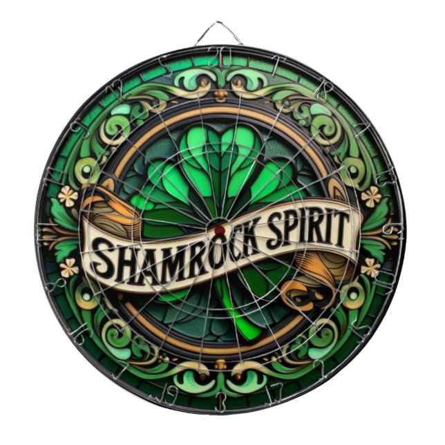 Shamrock Spirit Dartboard (Front)
