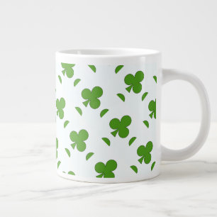 Shamrock St. Patrick's Day Holiday  Large Coffee Mug