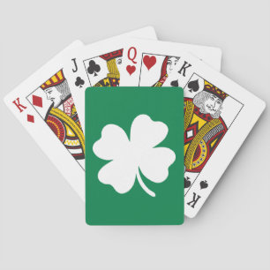 Shamrock  St Patricks Day Ireland Playing Cards